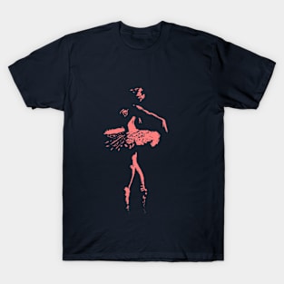 Pink Ballet Dancer T-Shirt